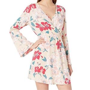 Roxy Crochet Heart Woven Dress Size S